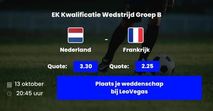 EK 2024 kwalificatie Nederland Frankrijk wedtips