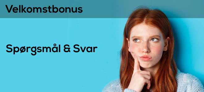 Velkomstbonus FAQ