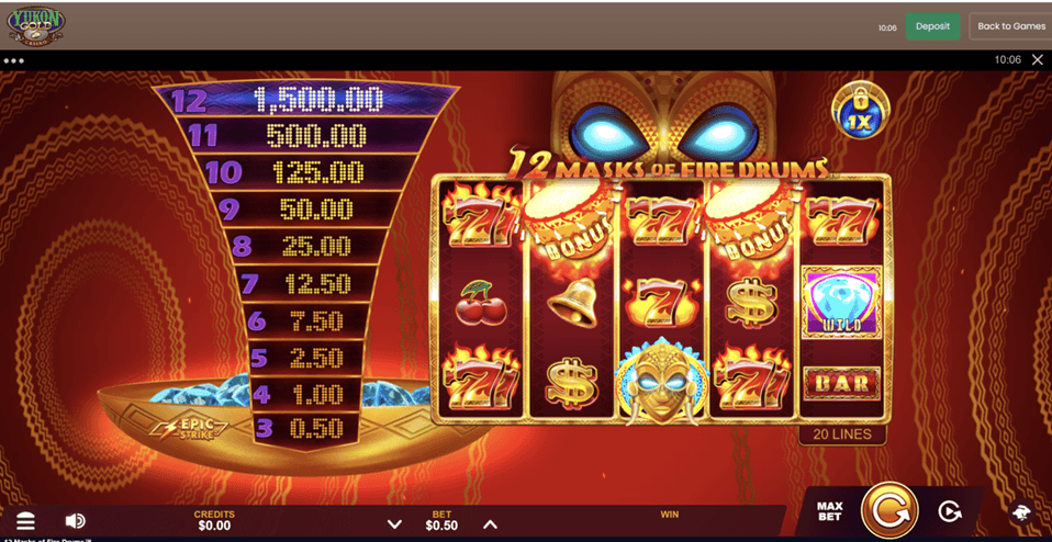 Favourite Casino game Yukon Gold