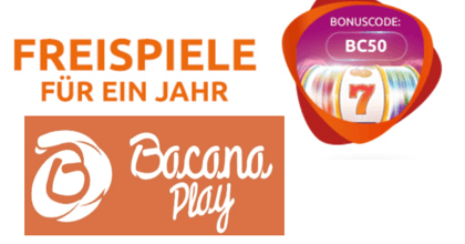 Gratisspiele für ein Jahr bei BacanaPlay