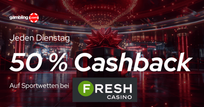 50 % Express Cashback Sport Promo Fresh Casino