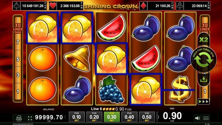 Shining Crown Slot gratis amusnet romania