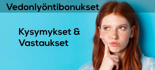 usein kysytyt kysymykset aiheesta: Vedonlyöntibonukset